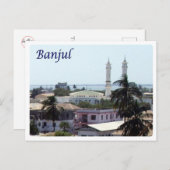 Gambia - Banjul - Postkarte (Vorne/Hinten)