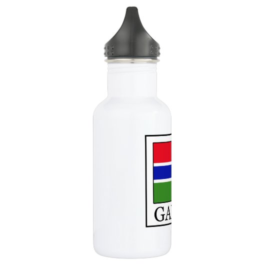 Gambia Edelstahlflasche (Links)
