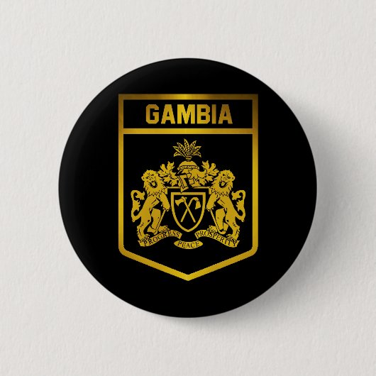 Gambia Emblem Button (Vorderseite)