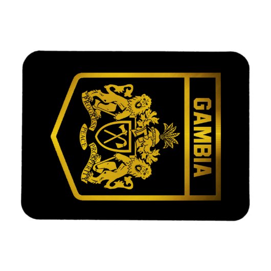 Gambia Emblem Magnet (Horizontal)