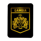 Gambia Emblem Magnet (Vertikal)