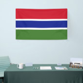 Gambia flag Banner (Messeveranstaltung)