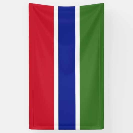 Gambia flag Banner (Vertikal)