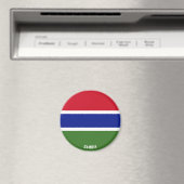 Gambia Flag Charming Patriotic Magnet (In Situ (Geschirrspüler))