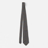 Gambia Flag Honeycomb Krawatte (Rückseite)