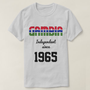 Gambia Flag Independence Celebration T - Shirt