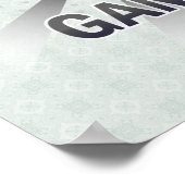 Gambia Flag Karte 2.0 Poster (Ecke)