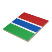 Gambia Flag Keramik Tile Fliese (Seite)