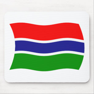 Gambia Flag Mousepad