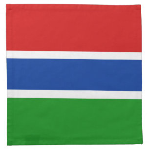 Gambia Flag Napkin Serviette
