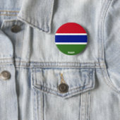 Gambia Flag Niedlich Patriotic Button (Beispiel)