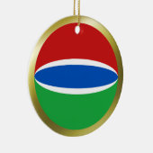 Gambia Flag Ornament (Rechts)