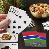 Gambia Flag Playing Cards Spielkarten (In Situ)