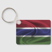 Gambia Flag Schlüsselanhänger (Rückseite)
