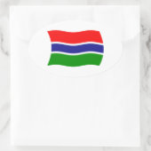 Gambia Flag Sticker (Tasche)