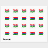 Gambia Flag Sticker (Blatt)
