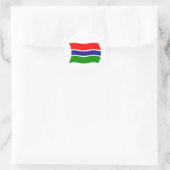 Gambia Flag Sticker (Tasche)