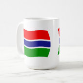 Gambia Flag Tasse (Vorderseite Links)
