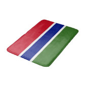 Gambia-Flagge Badematte (Schrägansicht)