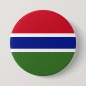 Gambia-Flagge Button (Vorderseite)