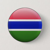 Gambia-Flagge Button (Vorderseite)