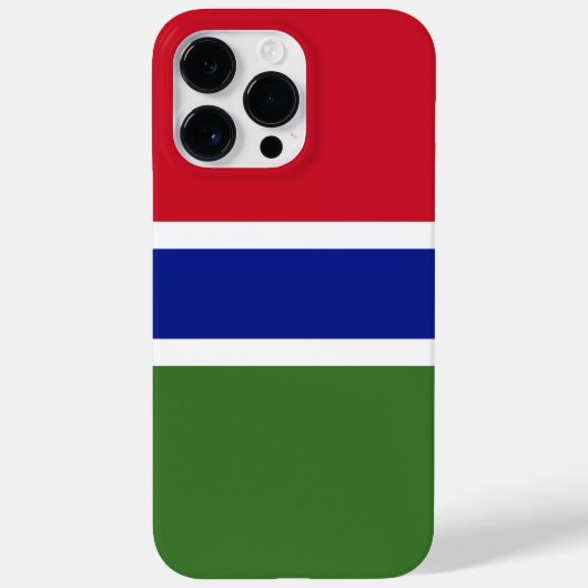 Gambia-Flagge Case-Mate iPhone Hülle (Rückseite)
