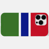 Gambia-Flagge Case-Mate iPhone Hülle (Rückseite (Horizontal))