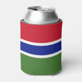 Gambia-Flagge Dosenkühler (Kanne Vorderseite)