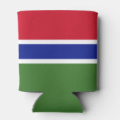 Gambia-Flagge Dosenkühler (Rückseite)