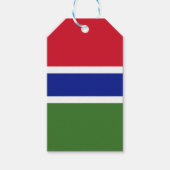 Gambia-Flagge Geschenkanhänger (Vorderseite)