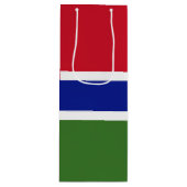 Gambia-Flagge Geschenktüte Für Weinflaschen (Vorderseite)