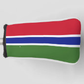 Gambia-Flagge Golf Headcover (Vorderseite)