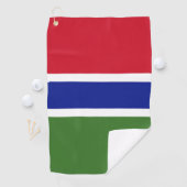 Gambia-Flagge Golfhandtuch (Insitu)