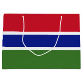 Gambia-Flagge Große Geschenktüte (Vorderseite)