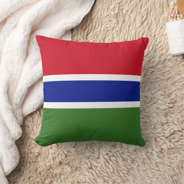 Gambia-Flagge Kissen (Decke)