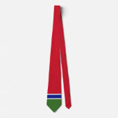 Gambia-Flagge Krawatte (Vorderseite)