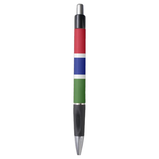 Gambia-Flagge Kugelschreiber (Vorderseite Vertikal)