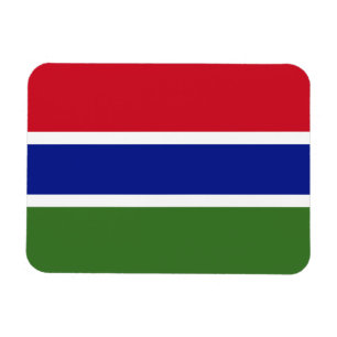 Gambia-Flagge Magnet