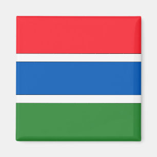 Gambia-Flagge Magnet