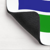 Gambia-Flagge-Mauspad Mousepad (Ecke)