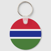 Gambia-Flagge Schlüsselanhänger (Rückseite)