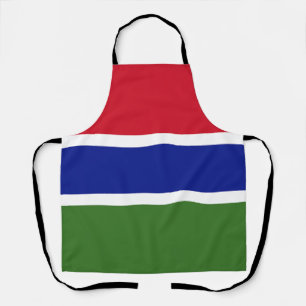 Gambia-Flagge Schürze