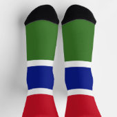 Gambia-Flagge Socken (Oben)