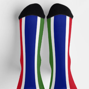 Gambia-Flagge Socken