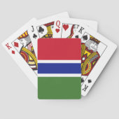 Gambia-Flagge Spielkarten (Rückseite)