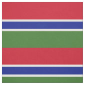 Gambia-Flagge Stoff (Muster)