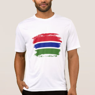 Gambia-Flagge T-Shirt