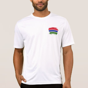 Gambia-Flagge T-Shirt