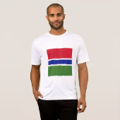 Gambia-Flagge T-Shirt (Vorne ganz)
