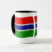 Gambia-Flagge Tasse (Vorderseite Links)